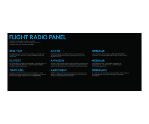 Logitech Flight Radio Panel - Flight simulator instrument board