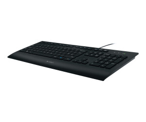 Logitech Corded K280e - Tastatur - USB - Schweiz