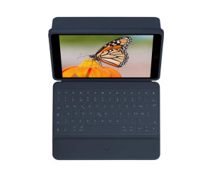 Logitech Rugged Combo 3 for Education - keyboard and folio hop - Apple Smart Connector - K -12 training - for Apple 10.2 -inch iPad (7th generation, 8th generation)