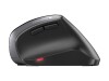Cherry MW 4500 - Vertikale Maus - ergonomisch - Für Rechtshänder - optisch - 6 Tasten - kabellos - 2.4 GHz - kabelloser Empfänger (USB)