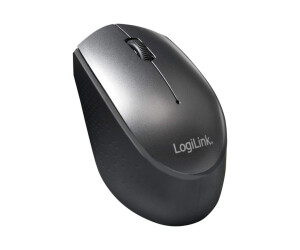 LogiLink Maus - optisch - 3 Tasten - kabellos - 2.4 GHz -...