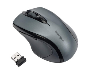 Kensington Pro Fit Mid-Size - Maus - Für Rechtshänder - optisch - 5 Tasten - kabellos - 2.4 GHz - kabelloser Empfänger (USB)