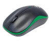Manhattan Success Wireless Mouse, Black/Green, 1000dpi, 2.4Ghz (up to 10m)