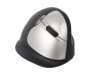 R-Go HE Mouse Ergonomische Maus, Groß (über 185mm), rechtshändig, drahtlose - Maus - ergonomisch - Für Rechtshänder - 5 Tasten - kabellos - 2.4 GHz - kabelloser Empfänger (USB)