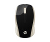 HP 200 - Maus - rechts- und linkshändig - optisch - kabellos - 2.4 GHz - kabelloser Empfänger (USB)