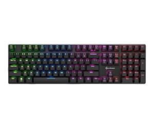 Sharkoon PureWriter RGB Red - keyboard - backlight