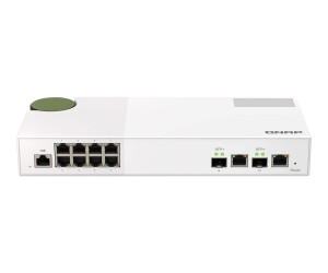 QNAP QSW -M2108-2C - Switch - Managed - 2 x 10 Gigabit SFP + + 8 x 2.5GBase -T
