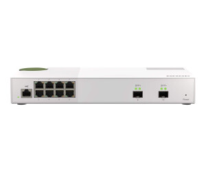 QNAP QSW-M2108-2S - Switch - managed - 2 x 10 Gigabit SFP+ + 8 x 2.5GBase-T
