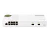 QNAP QSW -M2108-2S - Switch - Managed - 2 x 10 Gigabit SFP + + 8 x 2.5GBase -T