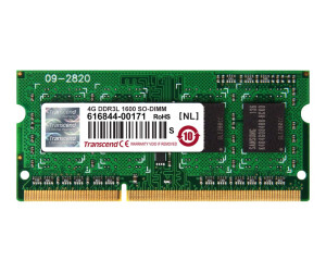 Transcend DDR3L - Modul - 4 GB - SO DIMM 204-PIN