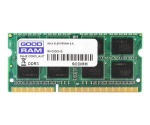 GoodRam DDR3 - Modul - 8 GB - SO DIMM 204-PIN