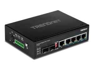 TRENDnet TI-PG62 - Switch - unmanaged - 4 x 10/100/1000...