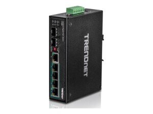 TRENDnet TI-PG62 - Switch - unmanaged - 4 x 10/100/1000 (PoE+)