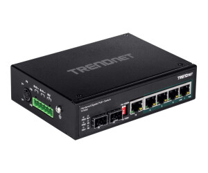 TRENDnet TI-PG62 - Switch - unmanaged - 4 x 10/100/1000...