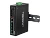 TRENDnet TI-PG62 - Switch - unmanaged - 4 x 10/100/1000 (PoE+)