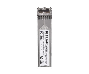 Netgear Prosafe AXM761 - SFP+-Transceiver module - 10 giges - 10GBase -SR - LC Multi -fashion - up to 300 m - 850 Nm (pack with 10)