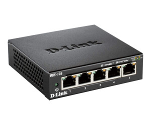 D-Link DGS 105 - Switch - 5 x 10/100/1000 - Desktop