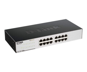 D-Link GO-SW-16G - Switch - unmanaged - 16 x 10/100/1000