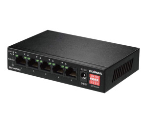 Edimax ES -5104PH V2 - Switch - 4 x 10/100 (POE+)