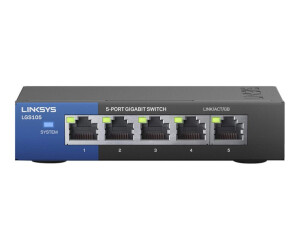 Linksys Business LGS105 - Switch - unmanaged