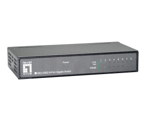 LevelOne GEU-0822 - Switch - 8 x 10/100/1000