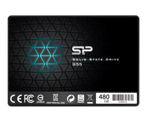 Silicon Power Slim S55 - 480 GB SSD - intern - 2.5&quot;...