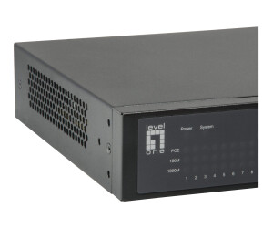 LevelOne GEP-1051 - Switch - Smart - 8 x 10/100/1000 (PoE+)