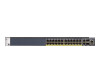 Netgear M4300-28G-PoE+ - Switch - L3 - managed - 2 x 10/100/1000/10000 + 2 x 10 Gigabit SFP+ + 24 x 10/100/1000 (PoE+)