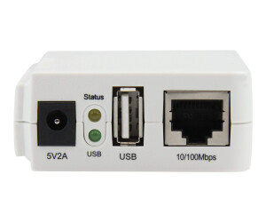 Startech.com 1 Port USB WLAN 802.11 B/G/N Printerver with...