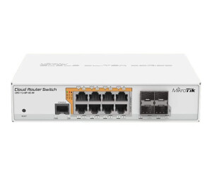 MikroTik Cloud Router Switch CRS112-8P-4S-IN - Switch - L3 - managed - 18 x 10/100/1000 (PoE)