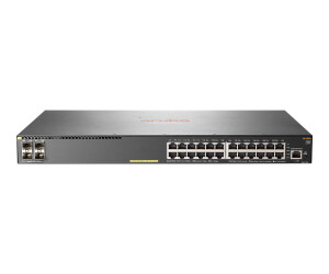 HPE Aruba 2540 24G PoE+ 4SFP+ - Switch - managed - 24 x...