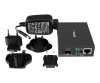 StarTech.com Gigabit Ethernet LWL / Glasfaser Medienkonverter mit SFP - 1000 Mbit/s Multimode Gigabit Ethernet Medienkonverter - Medienkonverter - 1GbE - 10Base-T, 1000Base-LX, 1000Base-SX, 100Base-TX, 1000Base-T - RJ-45 / SFP (mini-GBIC)