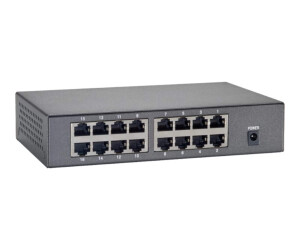 LevelOne FEP-1600W90 - Switch - 16 x 10/100 (PoE)
