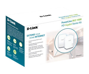 D-Link PowerLine AV2 1000 HD Gigabit Starter Kit...