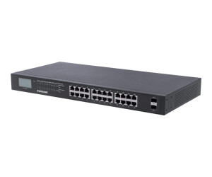 Intellinet 24-Port Gigabit Ethernet Poe+ Switch With 2...
