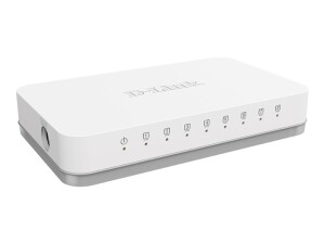D-Link GO-SW-8GE - Switch - unmanaged - 8 x 10/100/1000