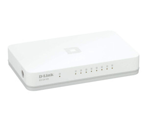 D-Link GO-SW-8GE - Switch - unmanaged - 8 x 10/100/1000