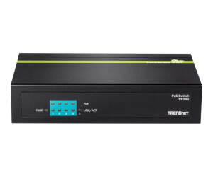 TRENDnet TPE S50 - Switch - unmanaged - 4 x 10/100 (PoE)