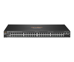 HPE Aruba 2530-48 - Switch - Managed - 48 x 10/100 + 2 x Gigabit SFP + 2 x 10/100/1000