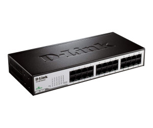 D-Link DES 1024D - Switch - 24 x 10/100 - Desktop