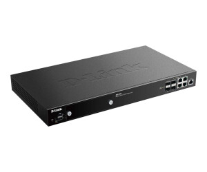 D-Link DWC-2000 Wireless Controller - Netzwerk-Verwaltungsgerät - 4 Anschlüsse - 64 MAPs (verwaltete Zugriffspunkte)