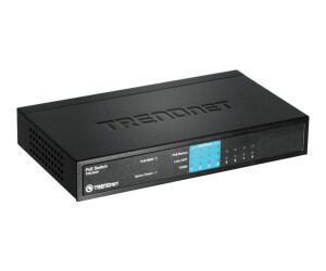 TRENDnet TPE-S44 - Switch - 4 x 10/100 (PoE) + 4 x 10/100