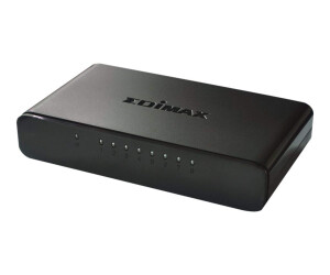 Edimax ES-3308P - Switch - unmanaged - 8 x 10/100