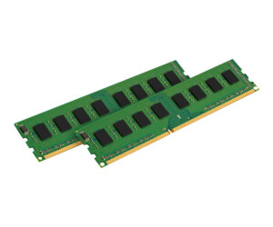Kingston ValueRAM - DDR3 - kit - 16 GB: 2 x 8 GB