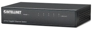 Intellinet 5-Port Gigabit Ethernet Switch, Metal, Box