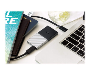 WD My Passport SSD WDBKVX0020PSL - SSD - verschlüsselt - 2 TB - extern (tragbar)
