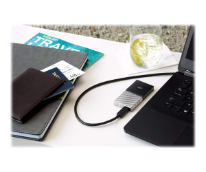 WD My Passport SSD WDBKVX0020PSL - SSD - verschlüsselt - 2 TB - extern (tragbar)
