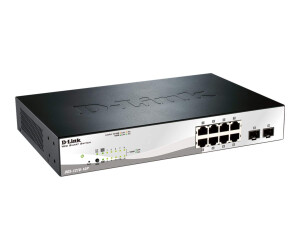 D-Link Web Smart DGS-1210-10P - Switch - managed - 8 x 10/100/1000 (PoE+)