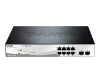 D-Link Web Smart DGS-1210-10P - Switch - managed - 8 x 10/100/1000 (PoE+)