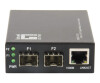 Levelone GVT-2011-Media converter-GIGE-10Base-T, 100Base-TX, 1000Base-T, 1000Base-X-RJ-45 / SFP (mini-gbic)